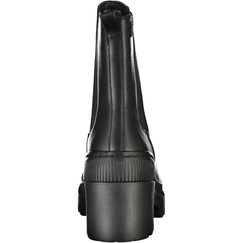 Tommy Hilfiger Black Polyester Boot by Tommy Hilfiger