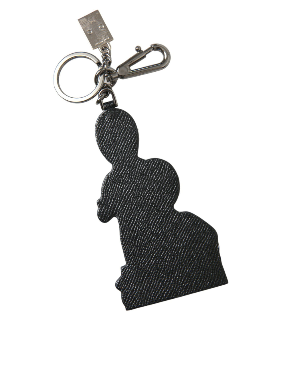 Dolce & Gabbana Leather Dominico Stefano #DGFAMILY Logo Badge Keychain by Dolce & Gabbana