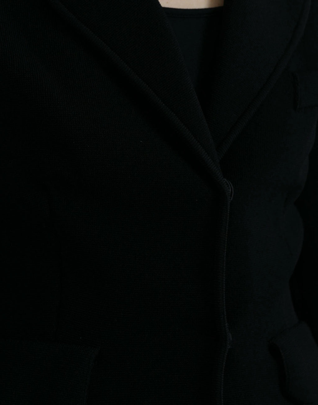 Dolce & Gabbana Black Viscose Single Breasted Blazer Jacket by Dolce & Gabbana