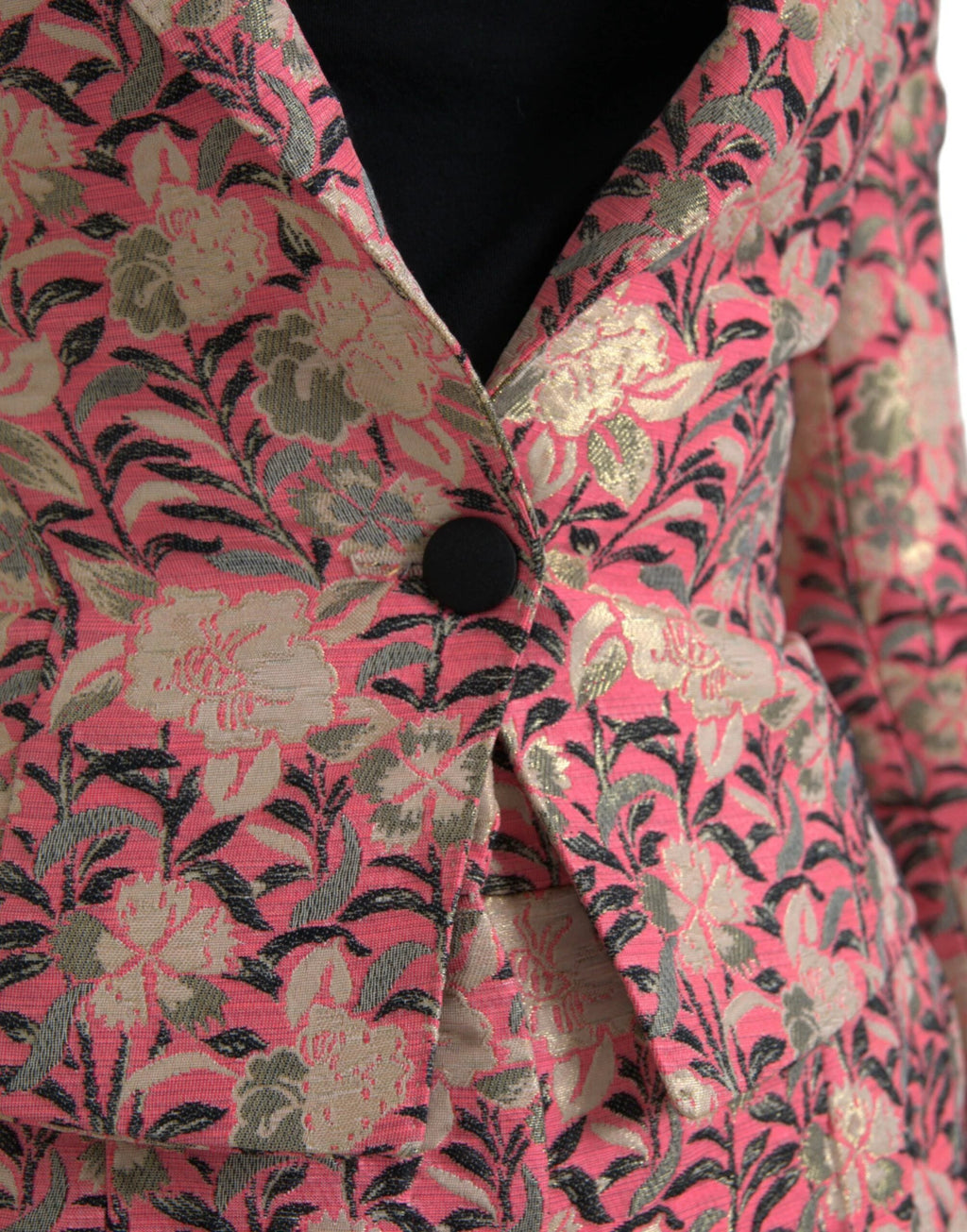 Dolce & Gabbana Pink Floral Jacquard Slim Fit 2 Piece Suit by Dolce & Gabbana
