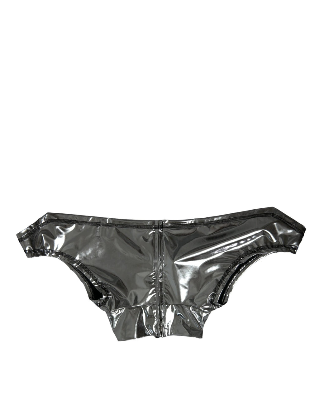Dolce & Gabbana Silver Polyester Stretch Top by Dolce & Gabbana