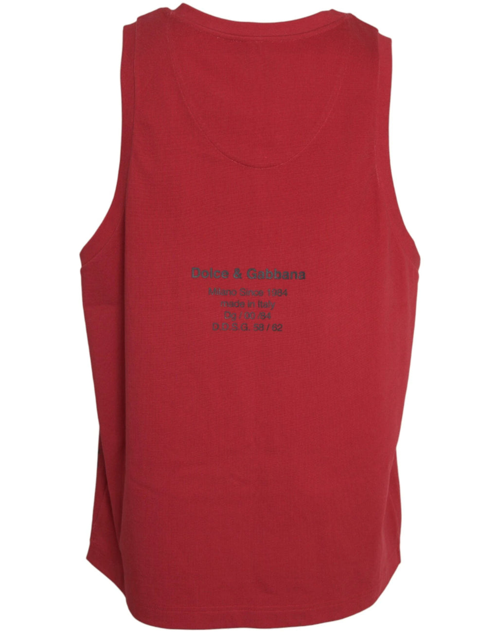Dolce & Gabbana Red Leopard Print Sleeveless Tank T-shirt by Dolce & Gabbana