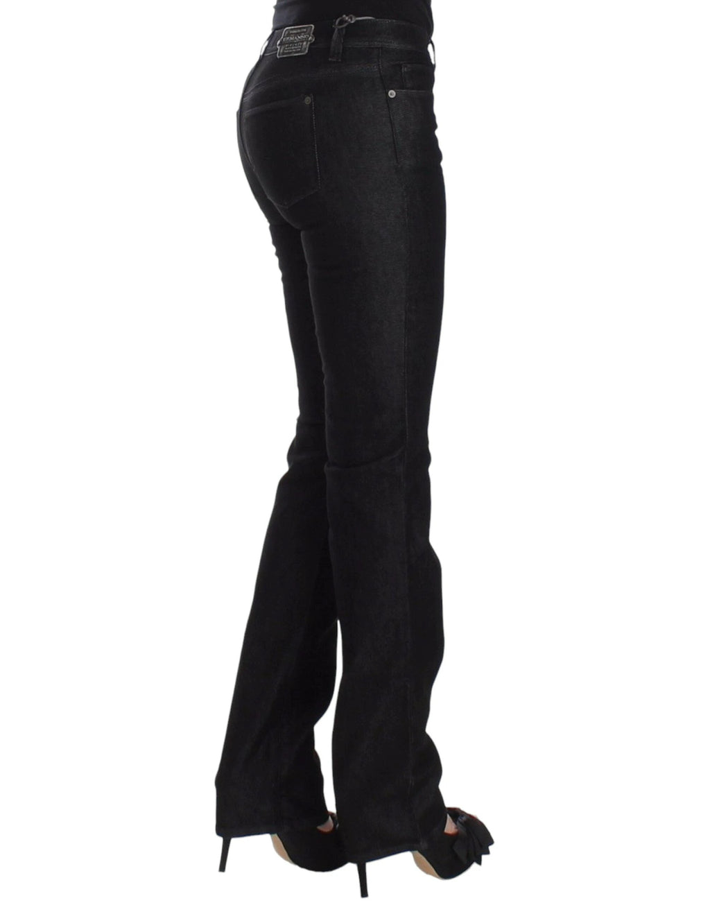 Ermanno Scervino Black Slim Jeans Denim Pants Skinny Leg Stretch by Ermanno Scervino