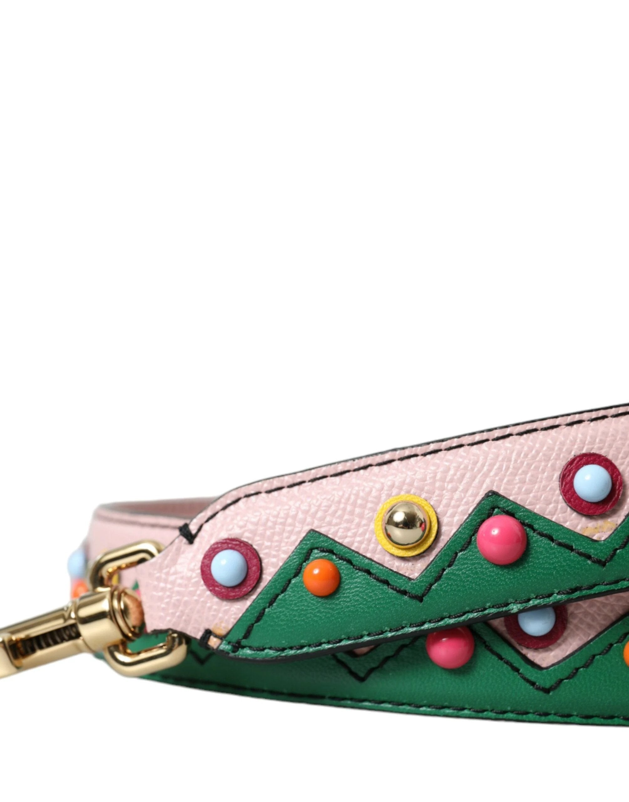 Dolce & Gabbana Pink Leather Handbag Accessory Shoulder Strap by Dolce & Gabbana