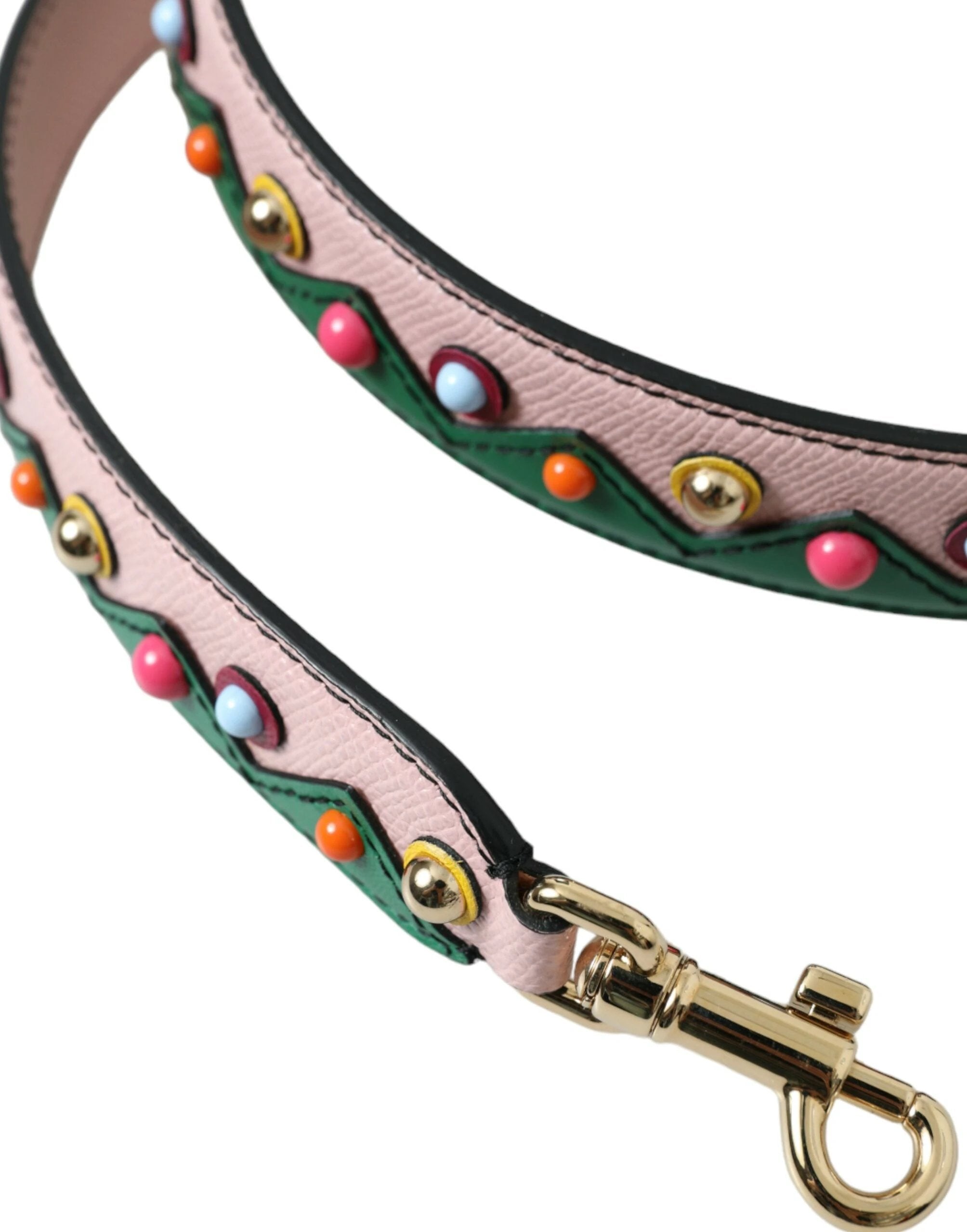 Dolce & Gabbana Pink Leather Handbag Accessory Shoulder Strap by Dolce & Gabbana
