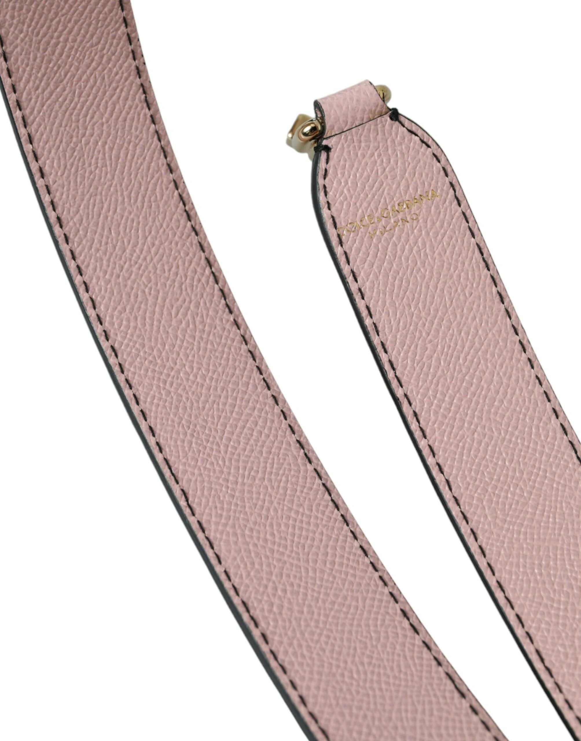 Dolce & Gabbana Pink Leather Handbag Accessory Shoulder Strap by Dolce & Gabbana
