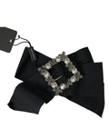 Dolce & Gabbana Black Swarovski Crystal Embellished Hair Clip by Dolce & Gabbana