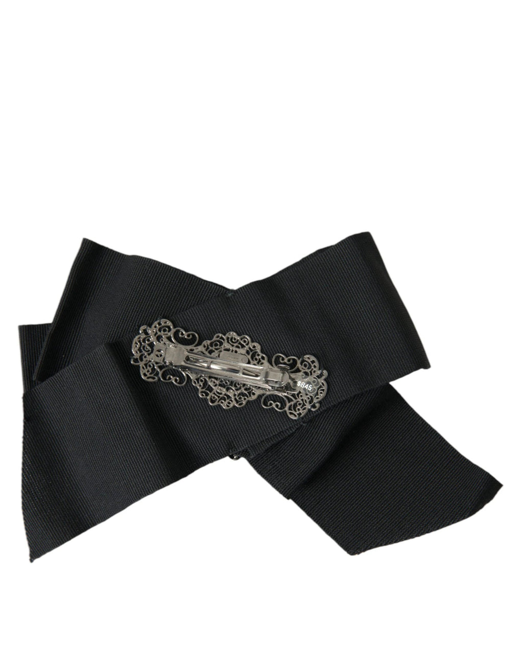 Dolce & Gabbana Black Swarovski Crystal Embellished Hair Clip by Dolce & Gabbana