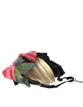 Dolce & Gabbana Black Viscose White Hair Parrucchiera Headband Diadem by Dolce & Gabbana