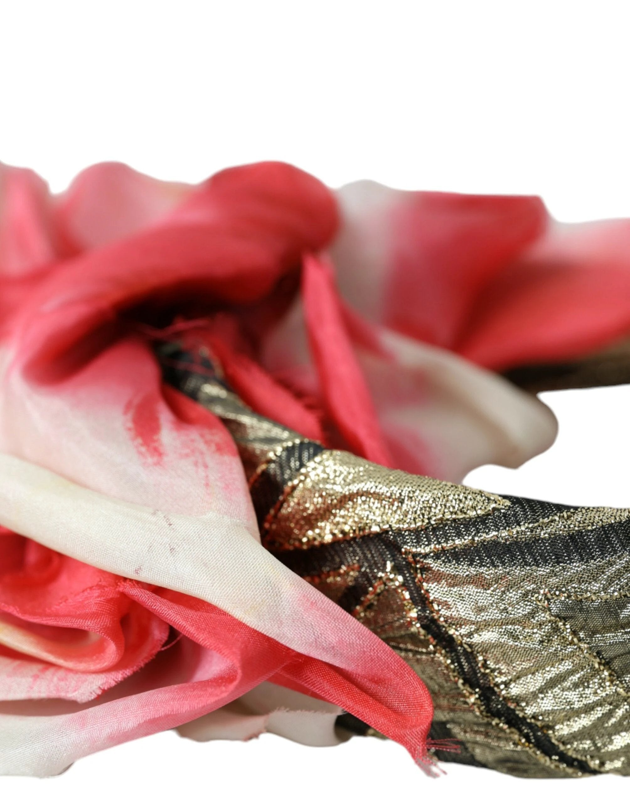 Dolce & Gabbana Multicolor Floral Applique Silk Women Headband Diadem by Dolce & Gabbana