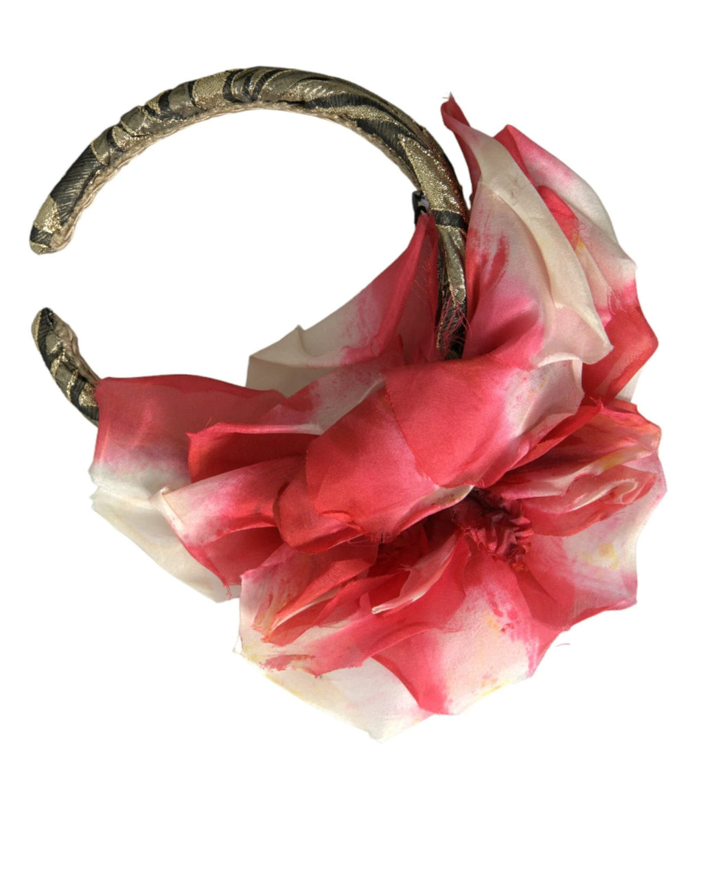 Dolce & Gabbana Multicolor Floral Applique Silk Women Headband Diadem by Dolce & Gabbana