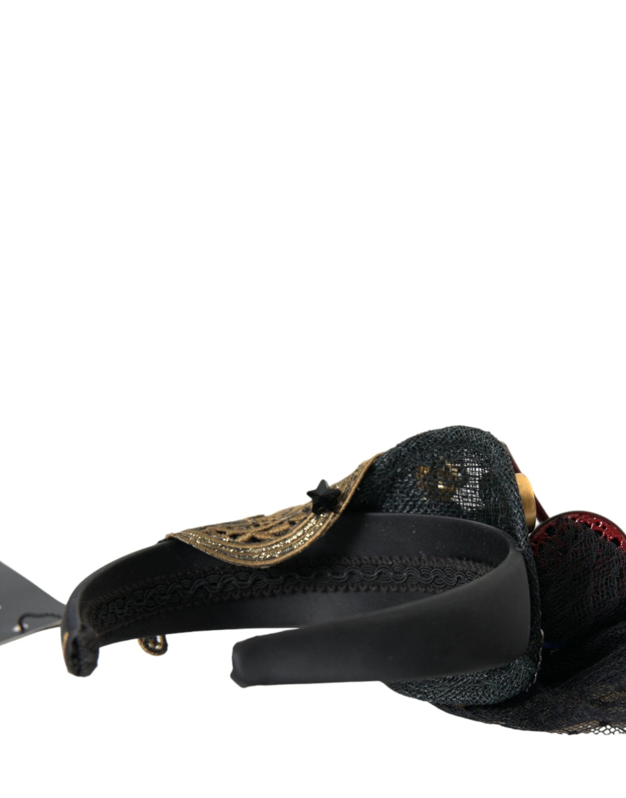 Dolce & Gabbana Multicolor Missile Rocket Crystal Stars Headband Diadem by Dolce & Gabbana