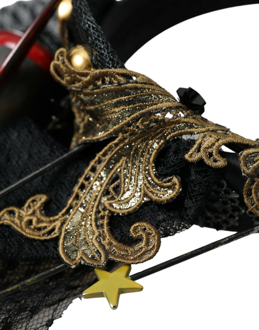 Dolce & Gabbana Multicolor Missile Rocket Crystal Stars Headband Diadem by Dolce & Gabbana