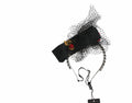 Dolce & Gabbana Black Strawberry Sicily Crystal Mesh Net Headband Diadem by Dolce & Gabbana