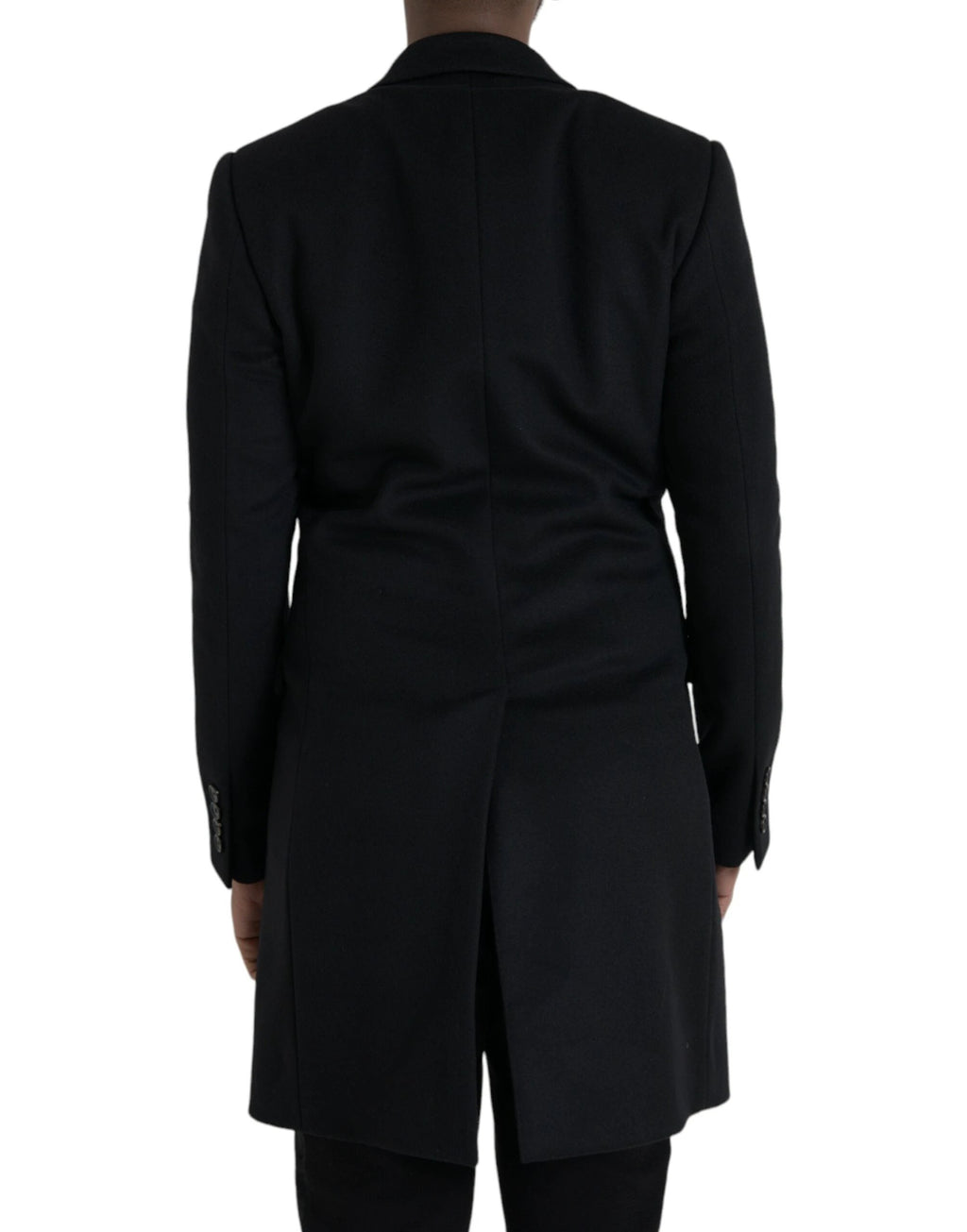 Dolce & Gabbana Black Single Breasted Trench Coat Jacket by Dolce & Gabbana