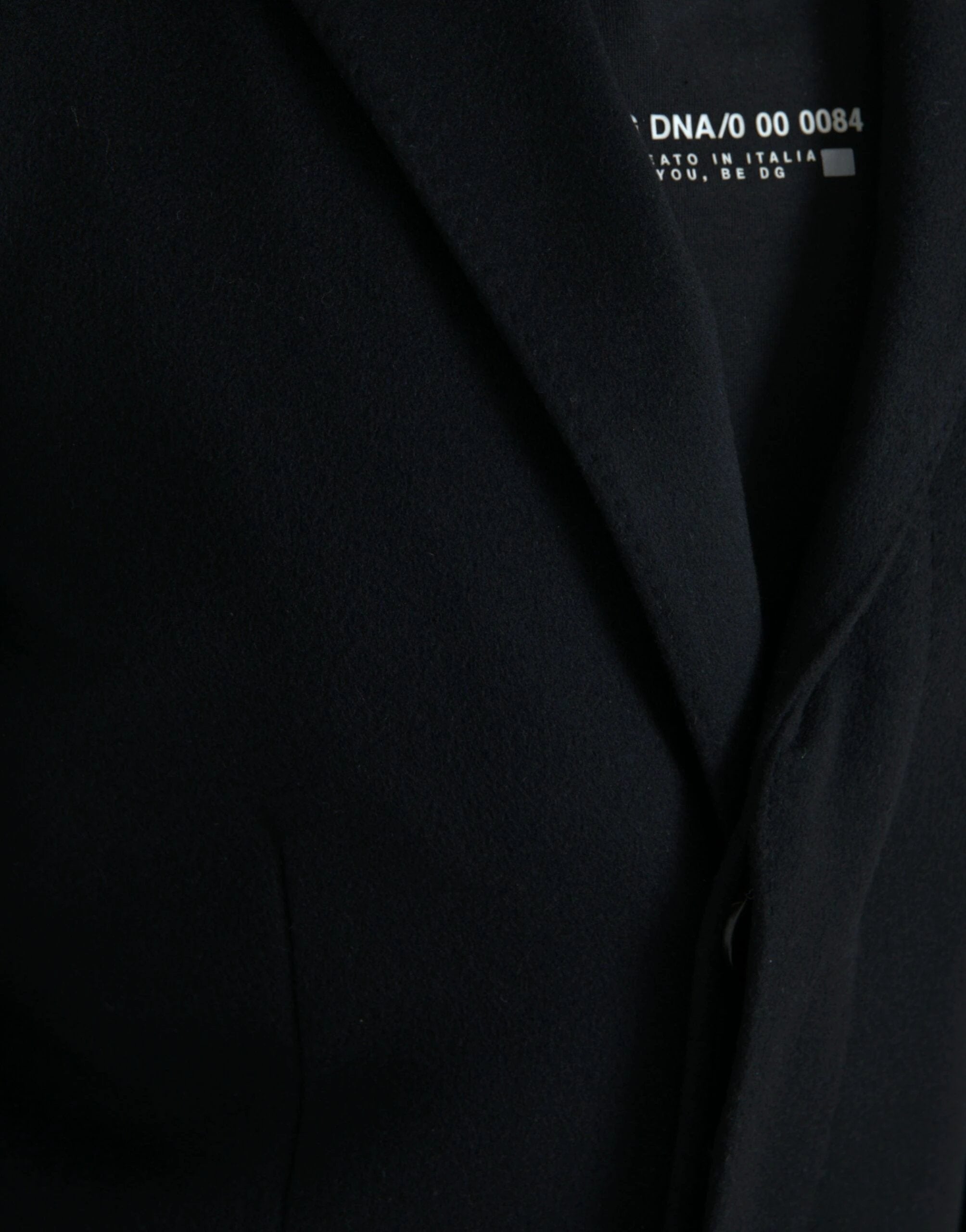 Dolce & Gabbana Black Single Breasted Trench Coat Jacket by Dolce & Gabbana