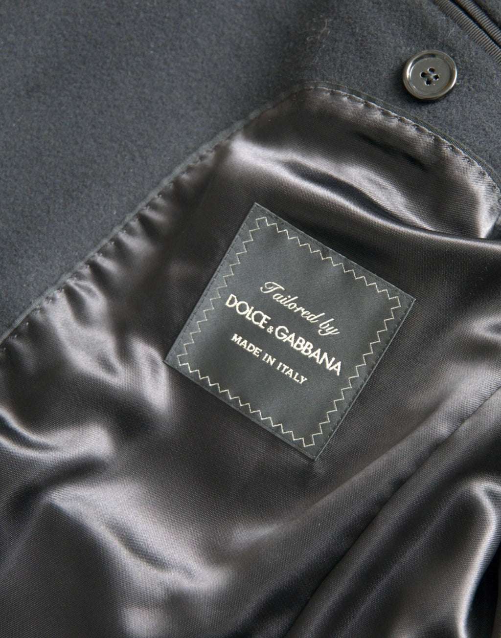 Dolce & Gabbana Black Single Breasted Trench Coat Jacket by Dolce & Gabbana