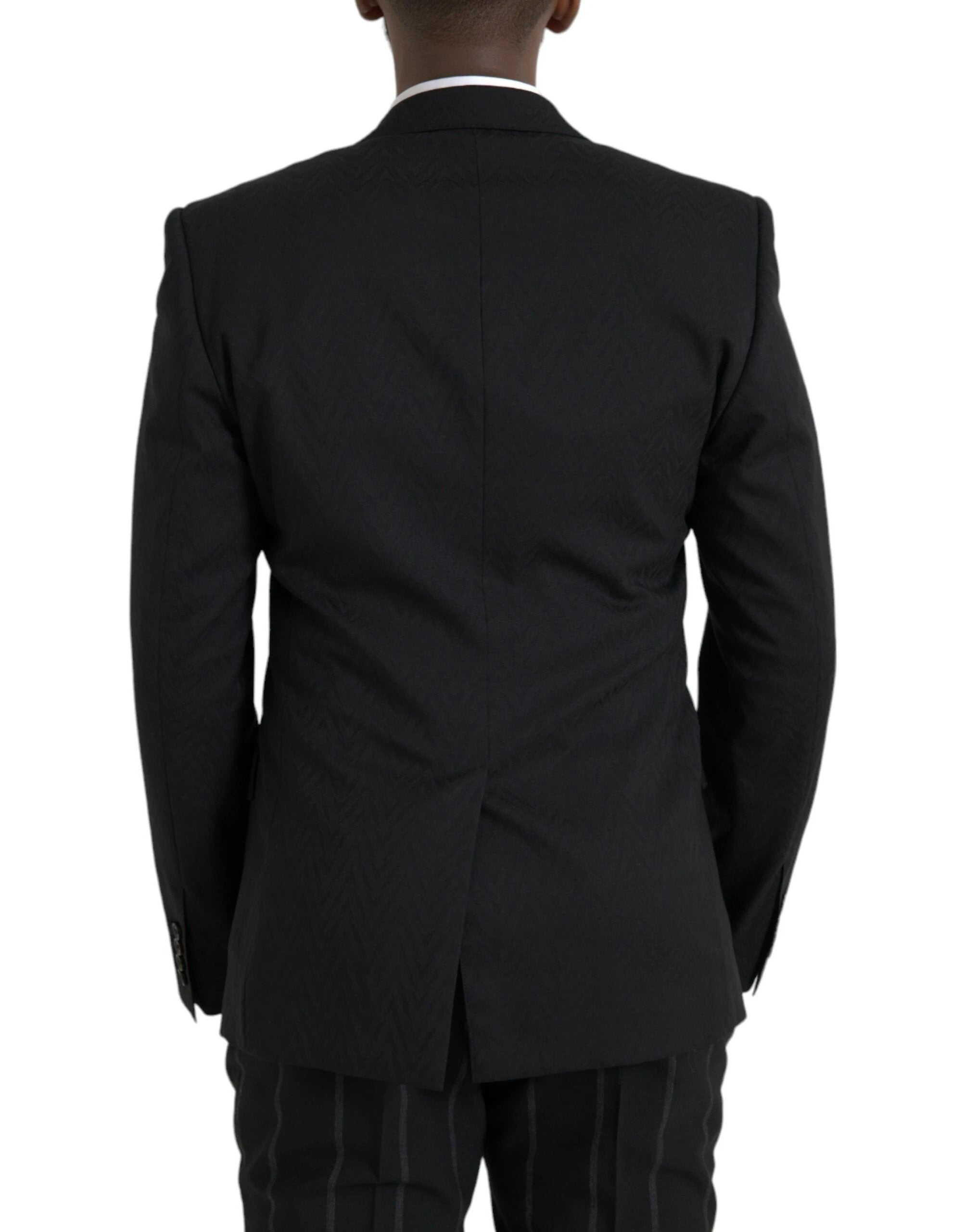 Dolce & Gabbana Black MARTINI Slim Fit Jacket Coat Blazer by Dolce & Gabbana