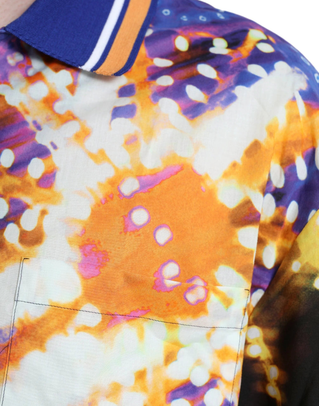 Dolce & Gabbana Multicolor Luminarie Print Cotton Casual Shirt by Dolce & Gabbana