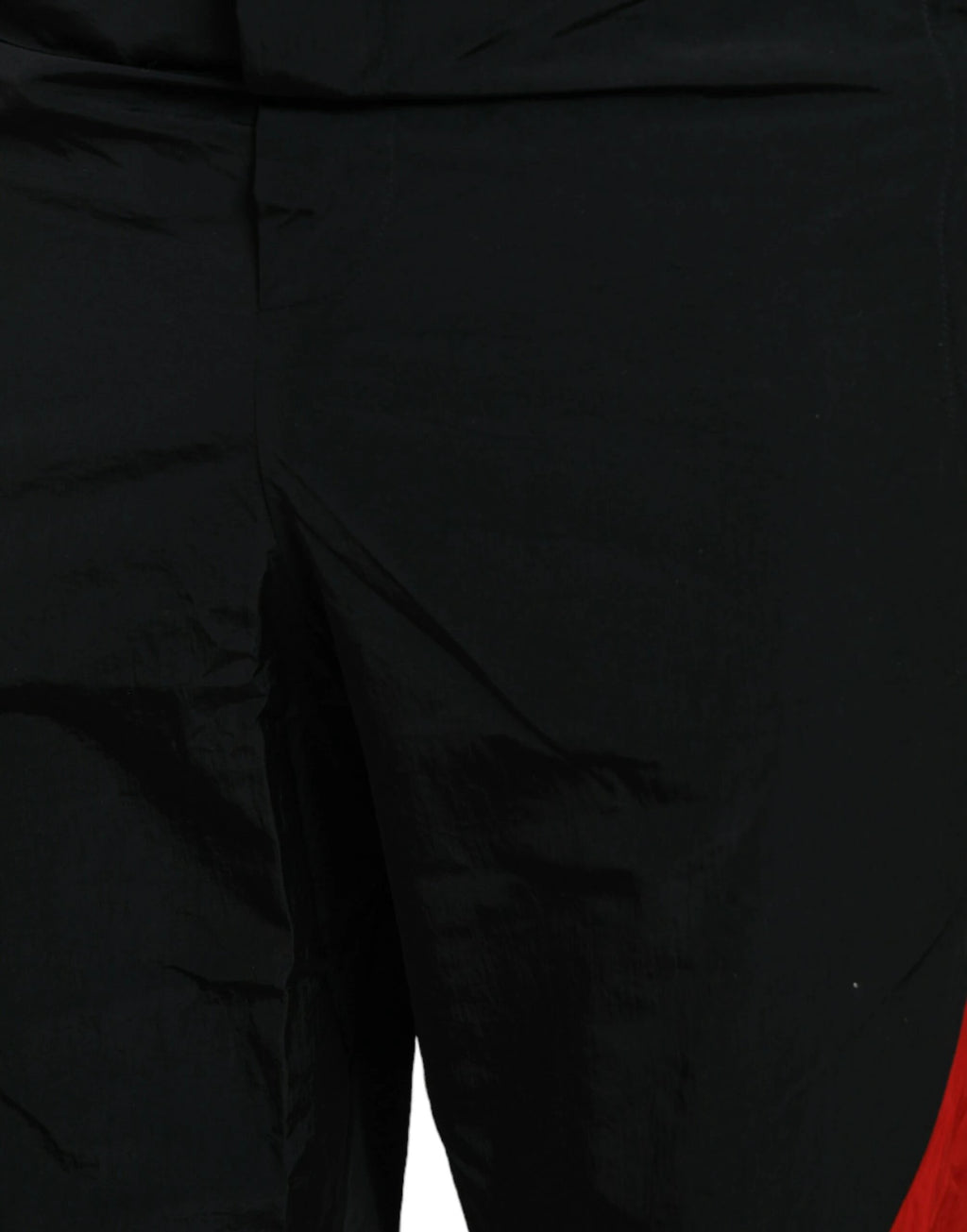 Dolce & Gabbana Black Red Leopard Print Nylon Jogger Pants by Dolce & Gabbana