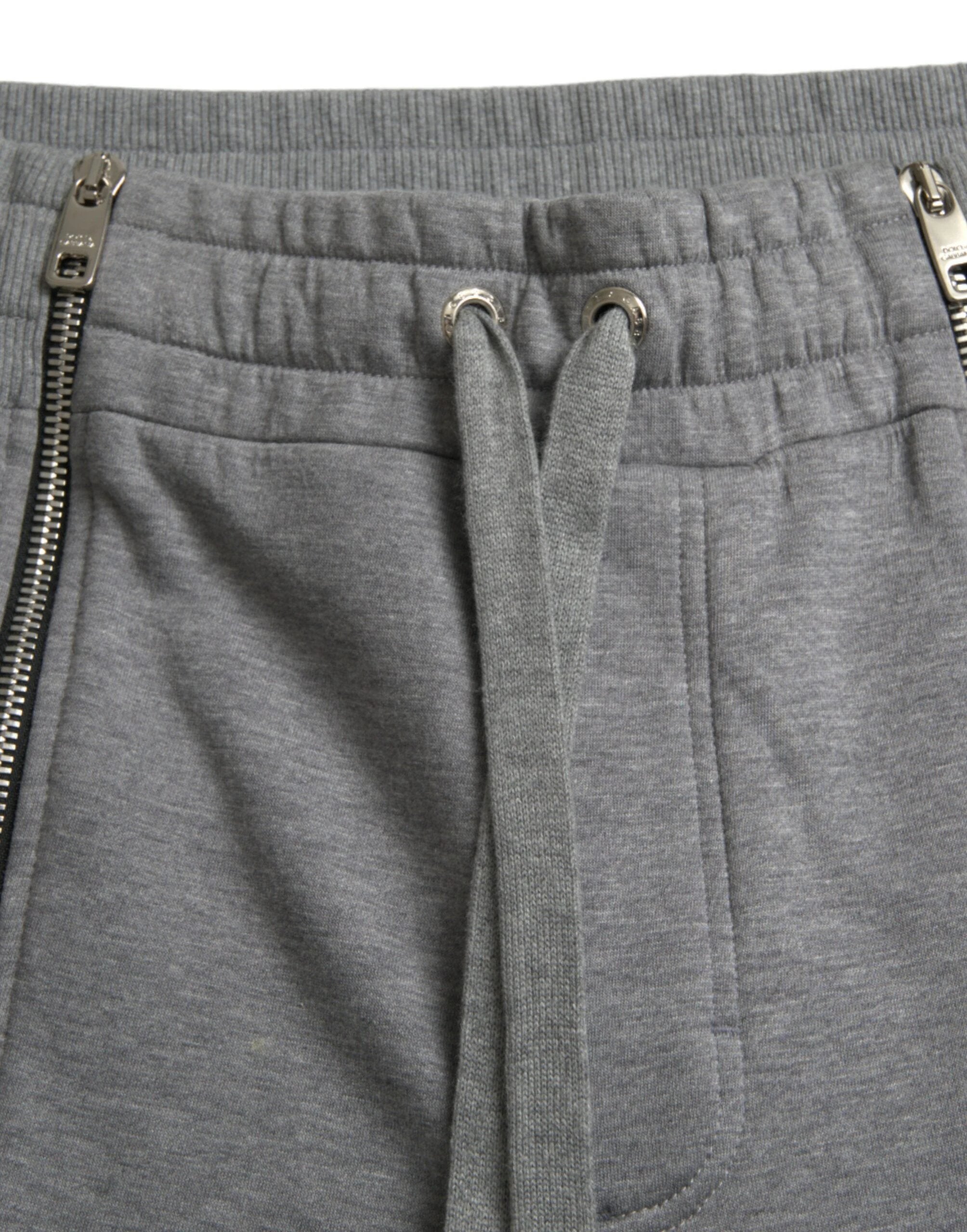 Dolce & Gabbana Gray Cotton Jogger Skinny Sweatpants Pants by Dolce & Gabbana