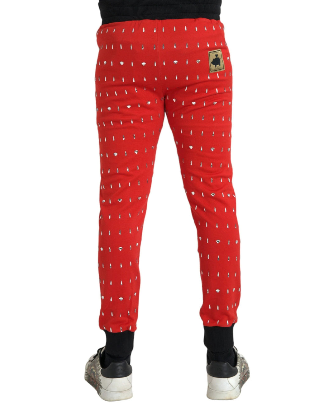 Dolce & Gabbana Red Year Of The Pig Jogger Sweatpants Pants by Dolce & Gabbana