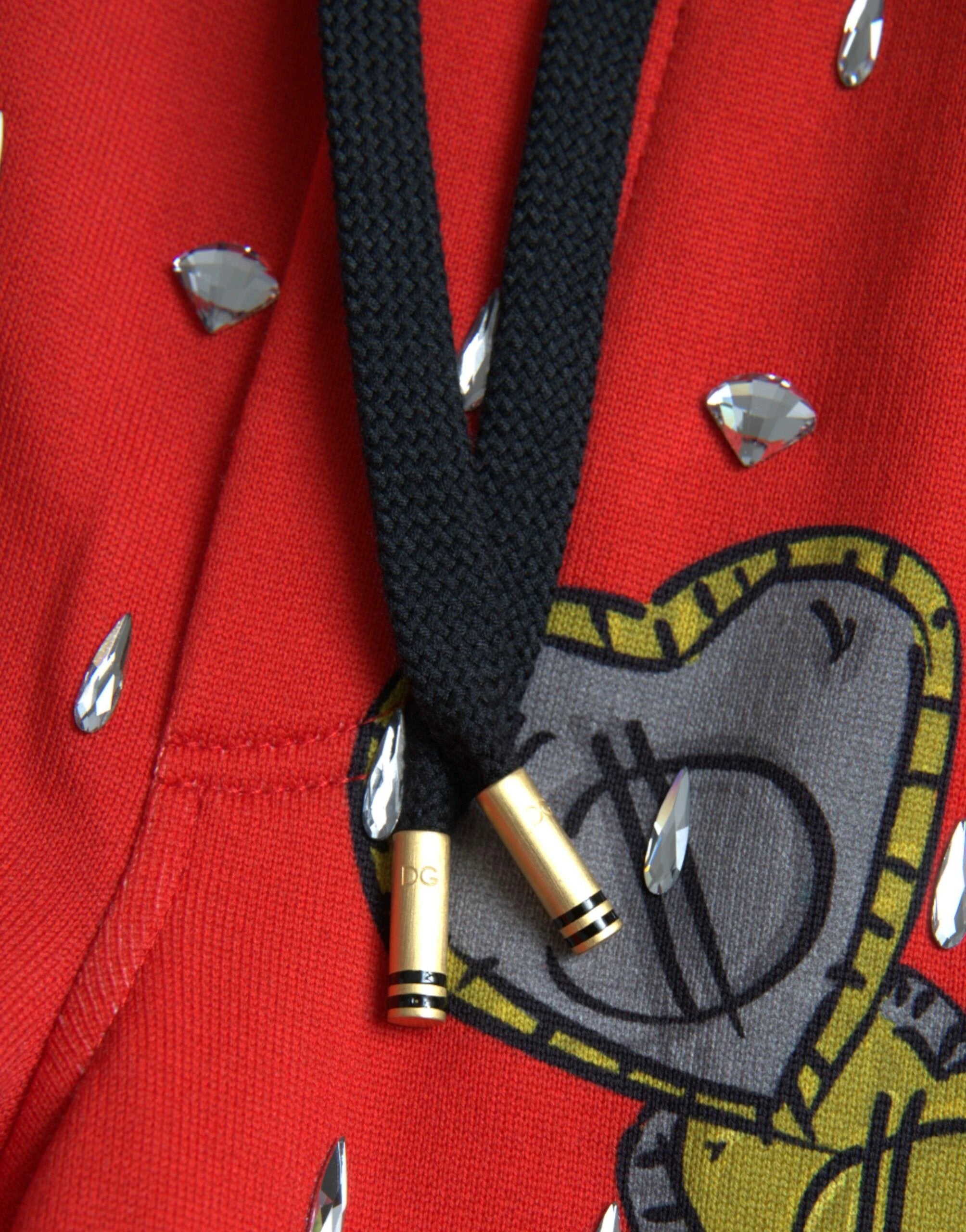 Dolce & Gabbana Red Year Of The Pig Jogger Sweatpants Pants by Dolce & Gabbana