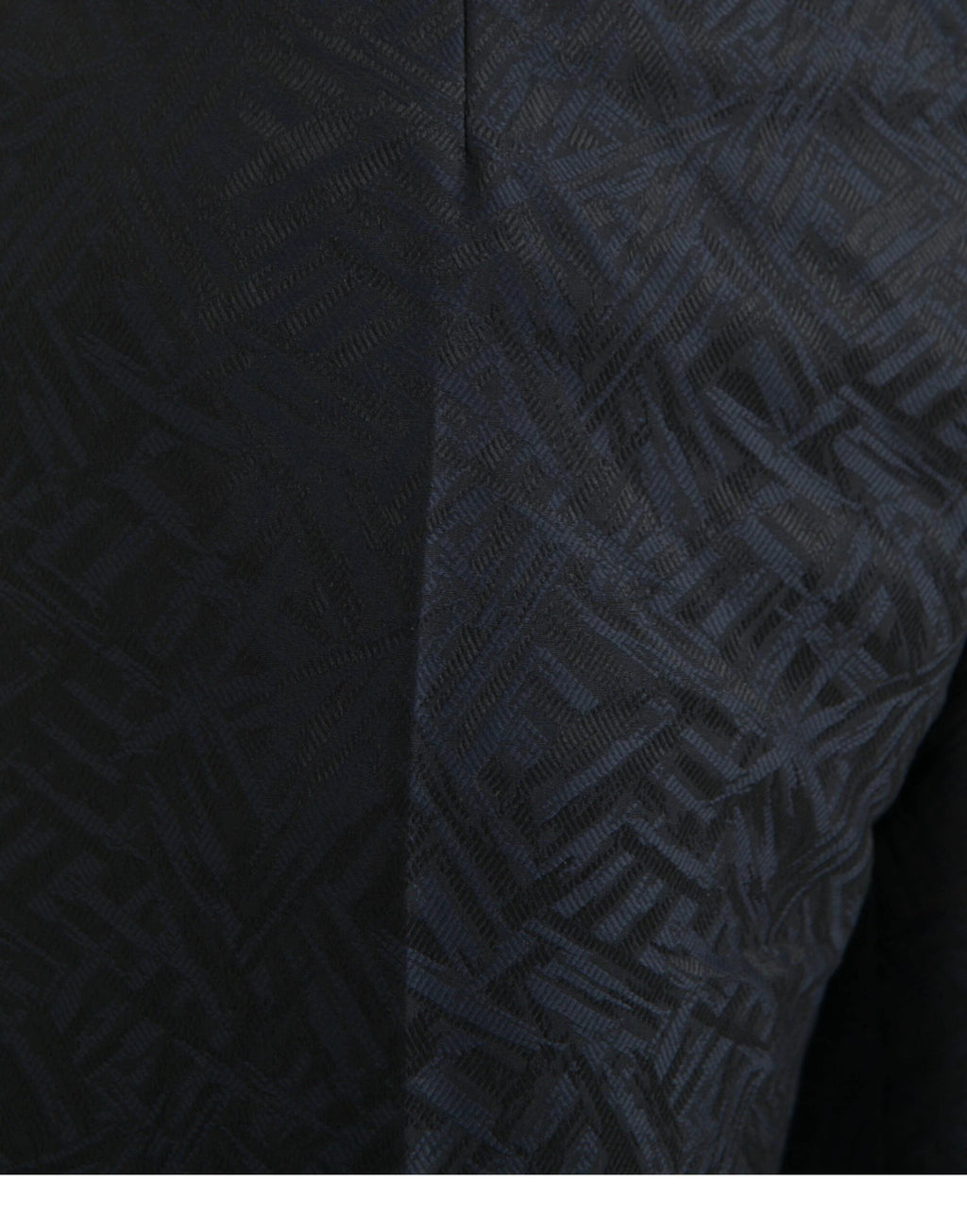 Dolce & Gabbana Blue Brocade Wool Skinny Men Dress Pants by Dolce & Gabbana