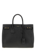 Saint Laurent Black Calf Leather Sac De Jour Handbag by Saint Laurent