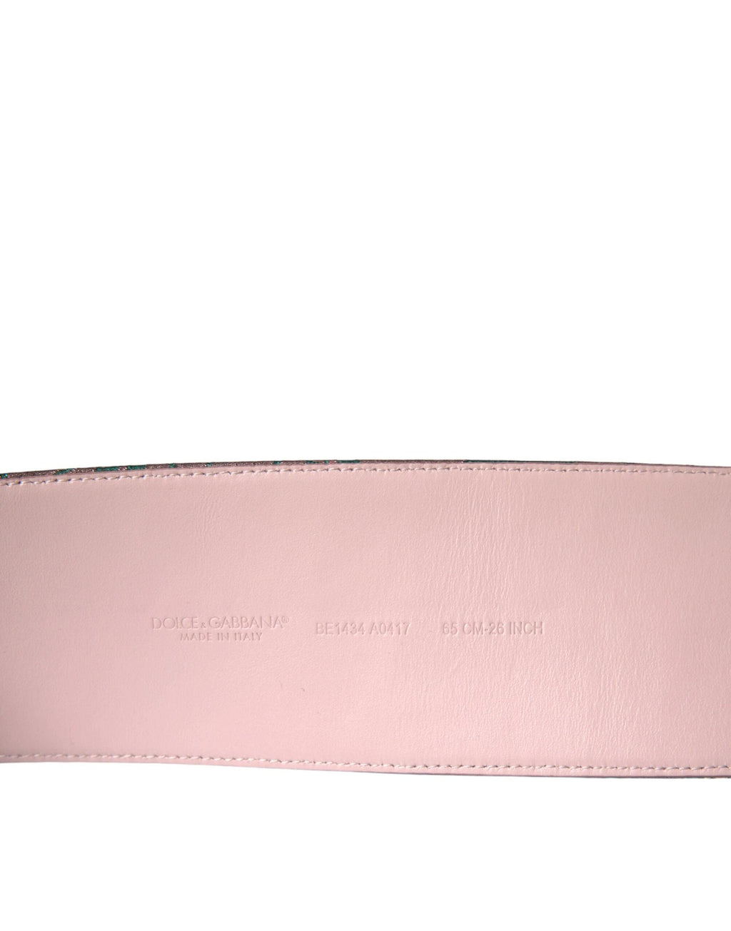 Dolce & Gabbana Multicolor Floral Jacquard Lurex Gold Buckle Belt by Dolce & Gabbana