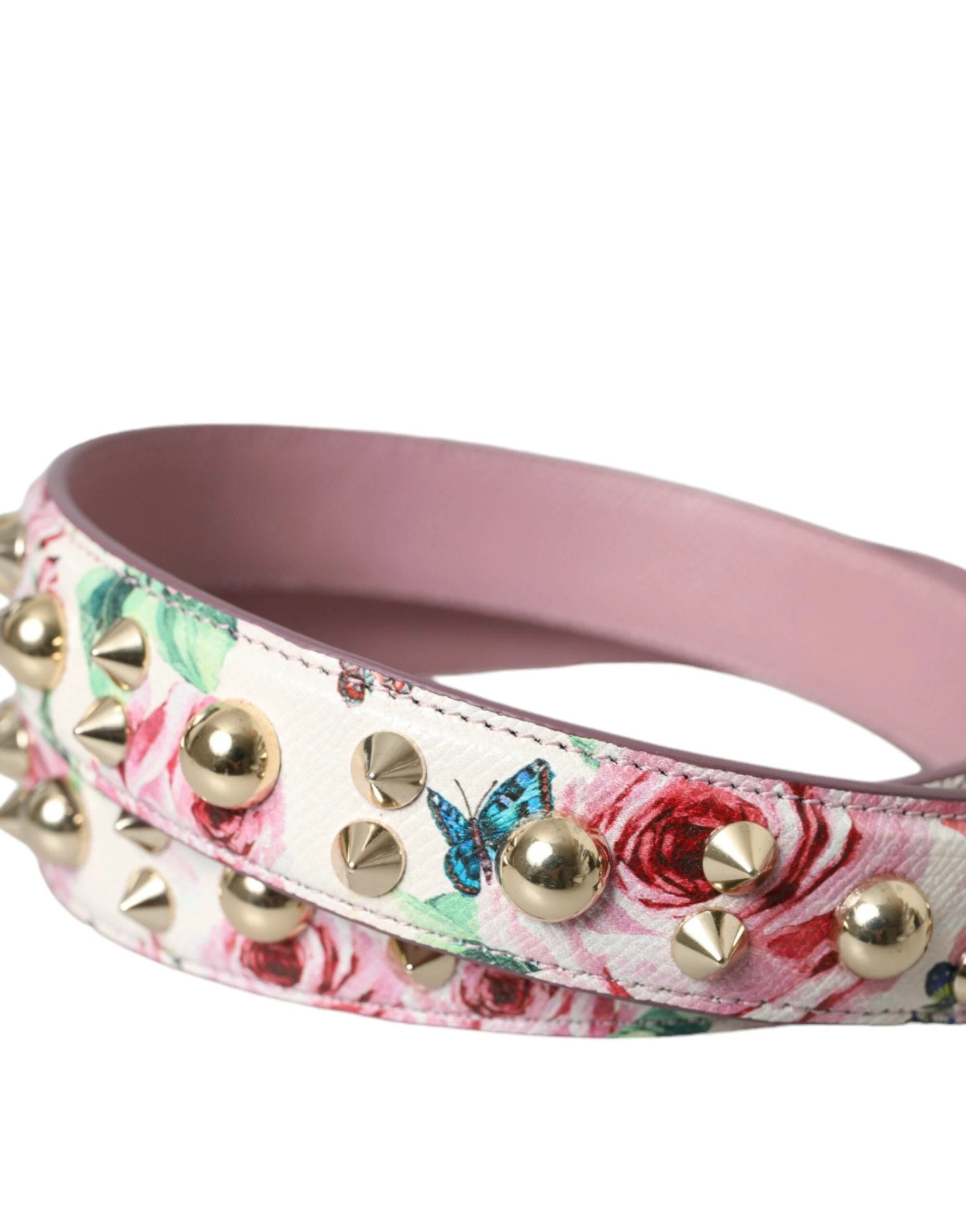 Dolce & Gabbana Pink Floral Handbag Accessory Shoulder Strap by Dolce & Gabbana