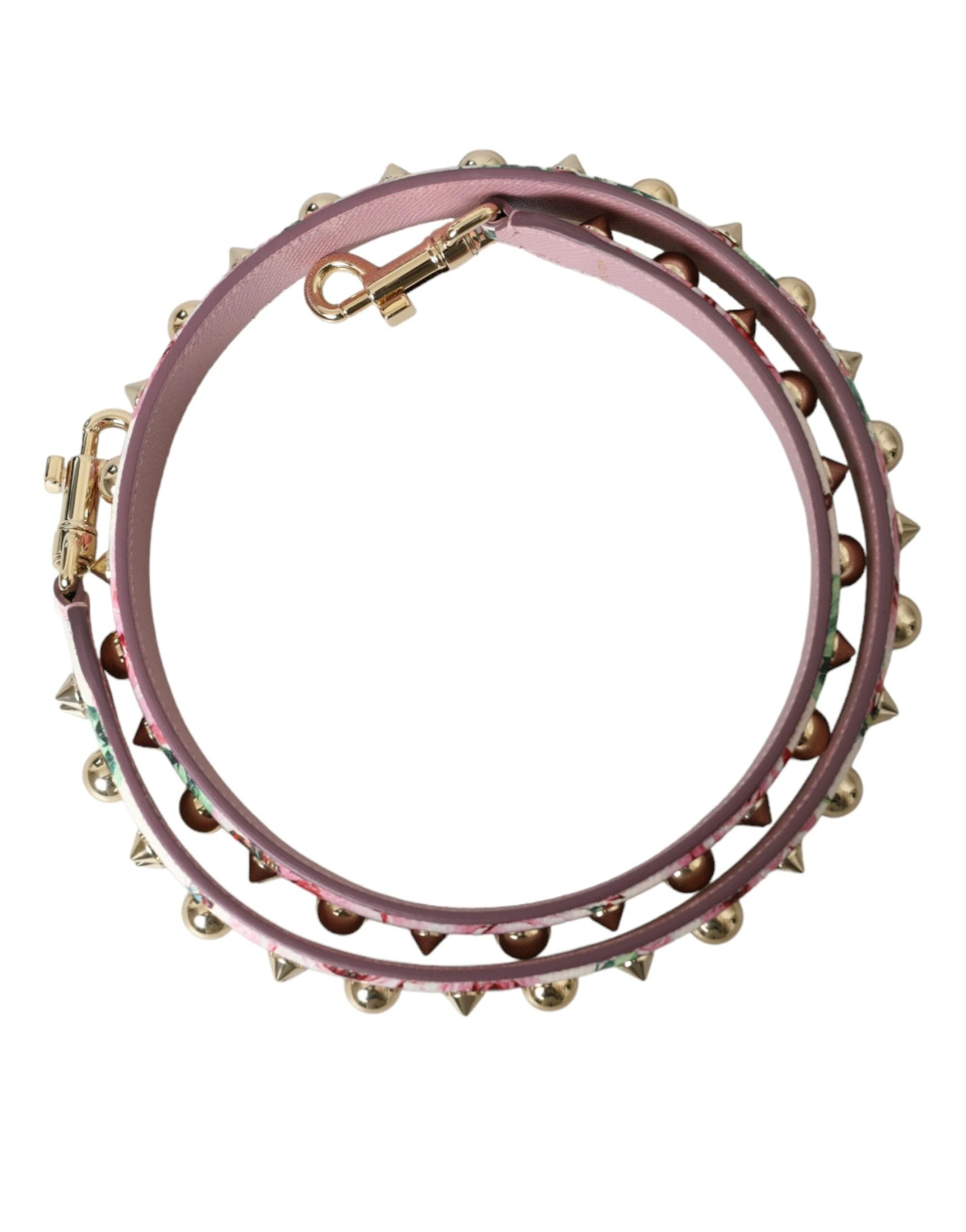 Dolce & Gabbana Pink Floral Handbag Accessory Shoulder Strap by Dolce & Gabbana