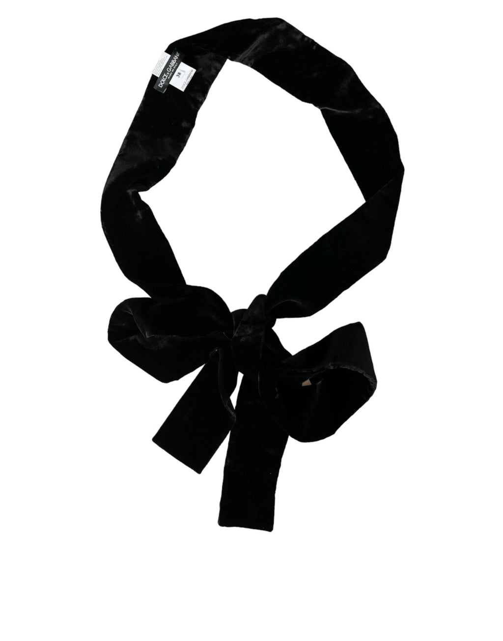 Dolce & Gabbana Black Viscose Wide Waist Women Belt by Dolce & Gabbana