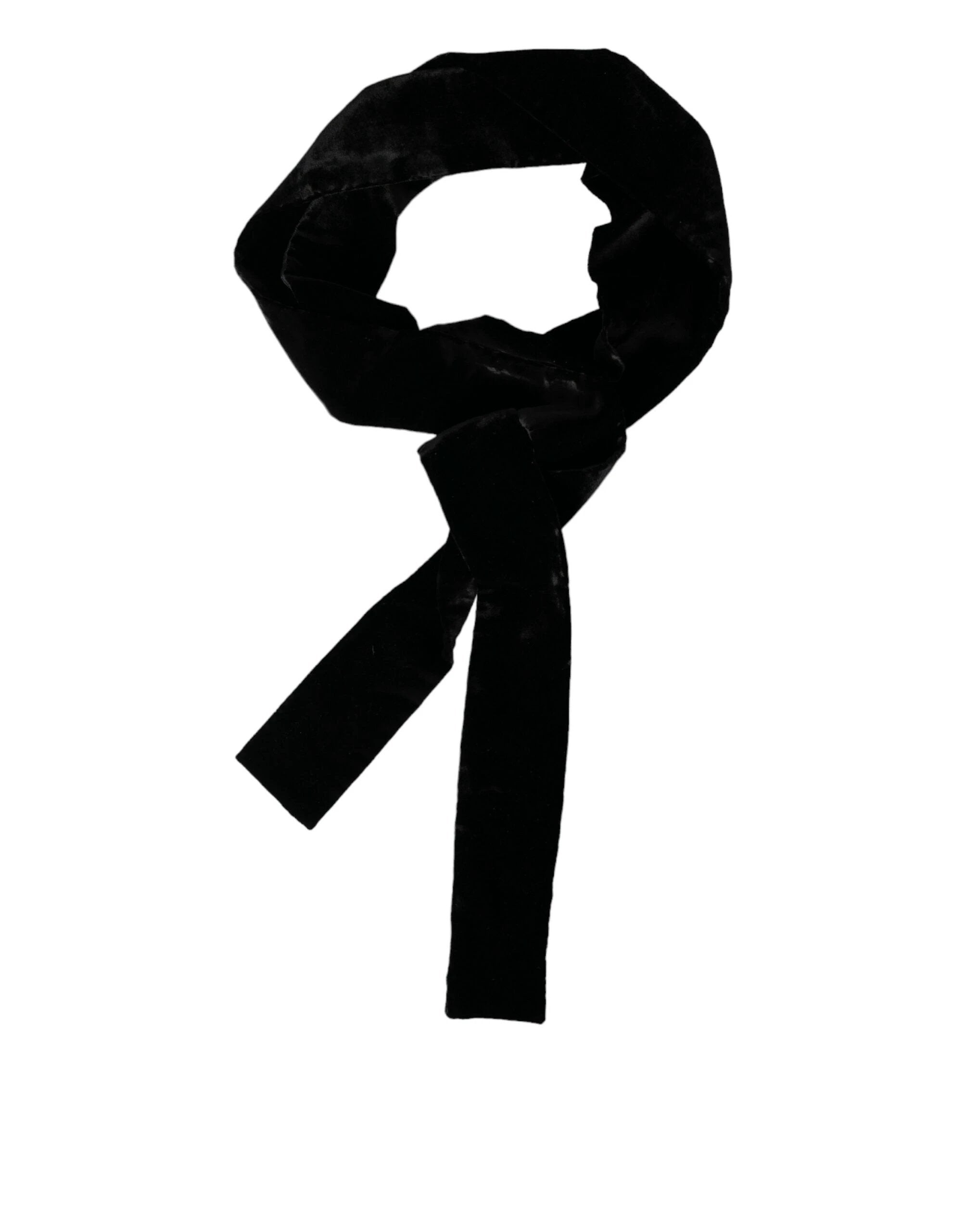Dolce & Gabbana Black Viscose Wide Waist Women Belt by Dolce & Gabbana