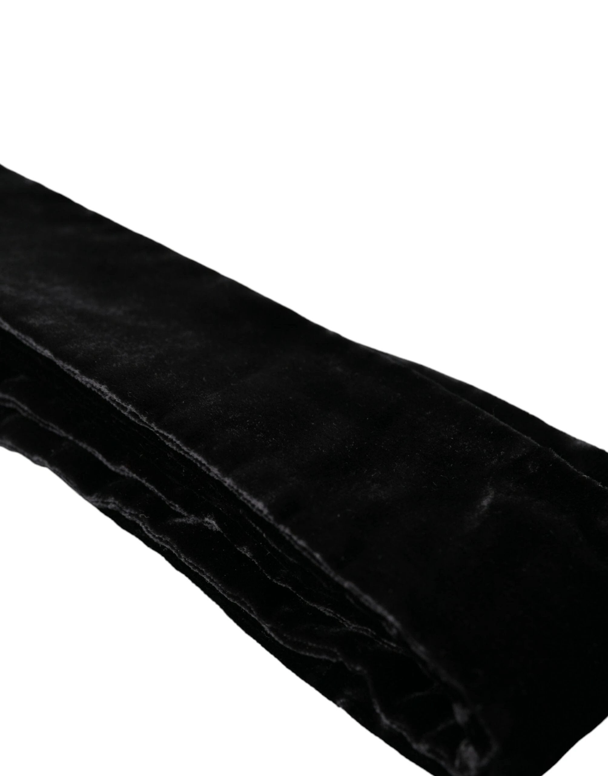 Dolce & Gabbana Black Viscose Wide Waist Women Belt by Dolce & Gabbana