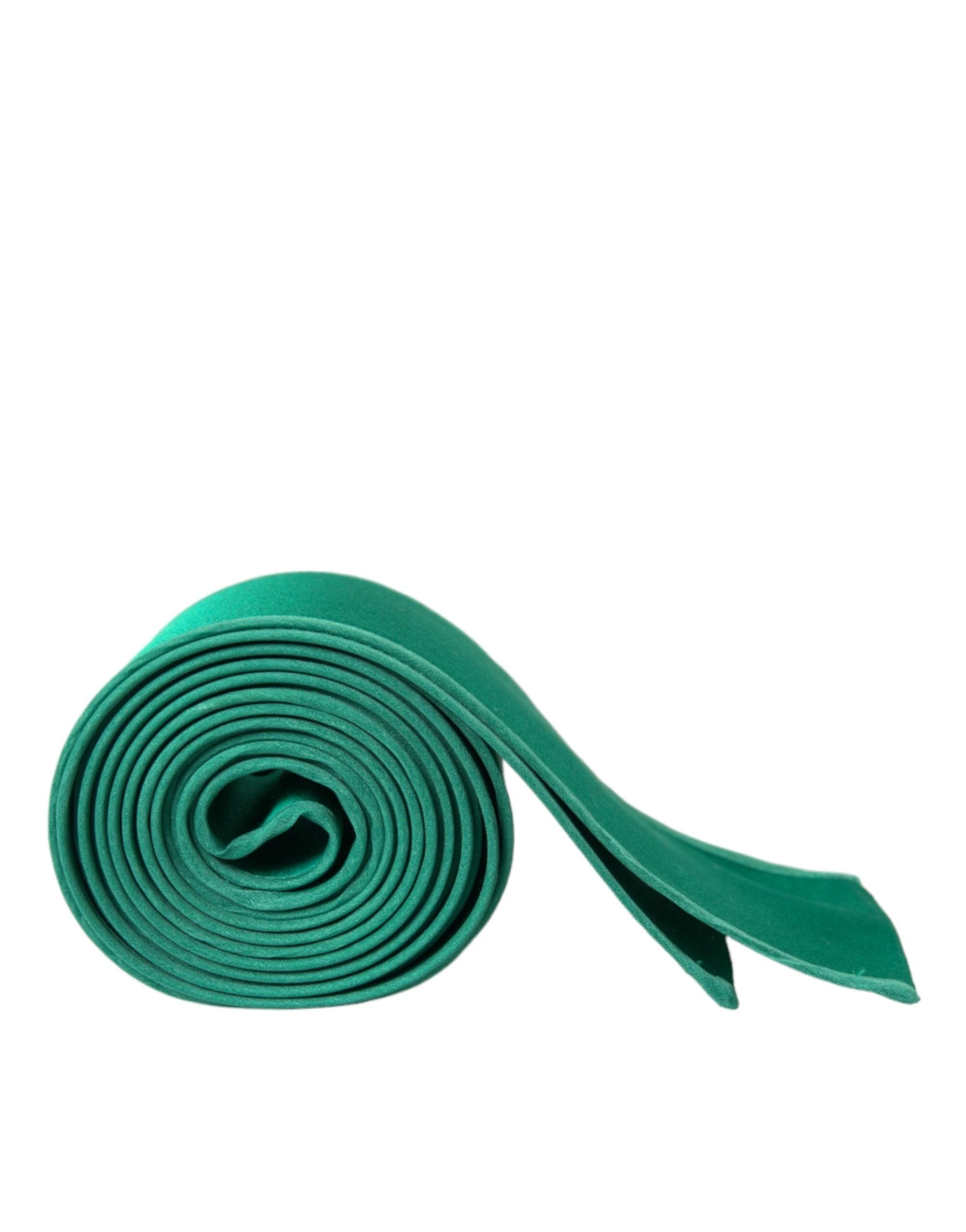 Dolce & Gabbana Green Silk Satin Waist Women Belt by Dolce & Gabbana