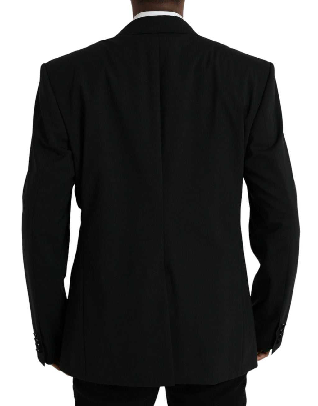 Dolce & Gabbana Black SICILIA Single Breasted Coat Blazer by Dolce & Gabbana