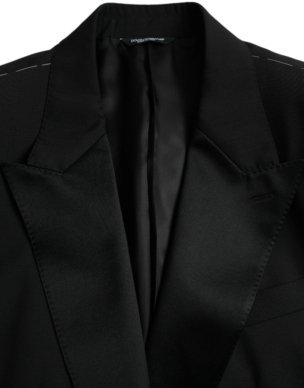 Dolce & Gabbana Black SICILIA Single Breasted Coat Blazer by Dolce & Gabbana