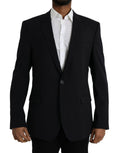 Dolce & Gabbana Black MARTINI Single Breasted Coat Blazer by Dolce & Gabbana