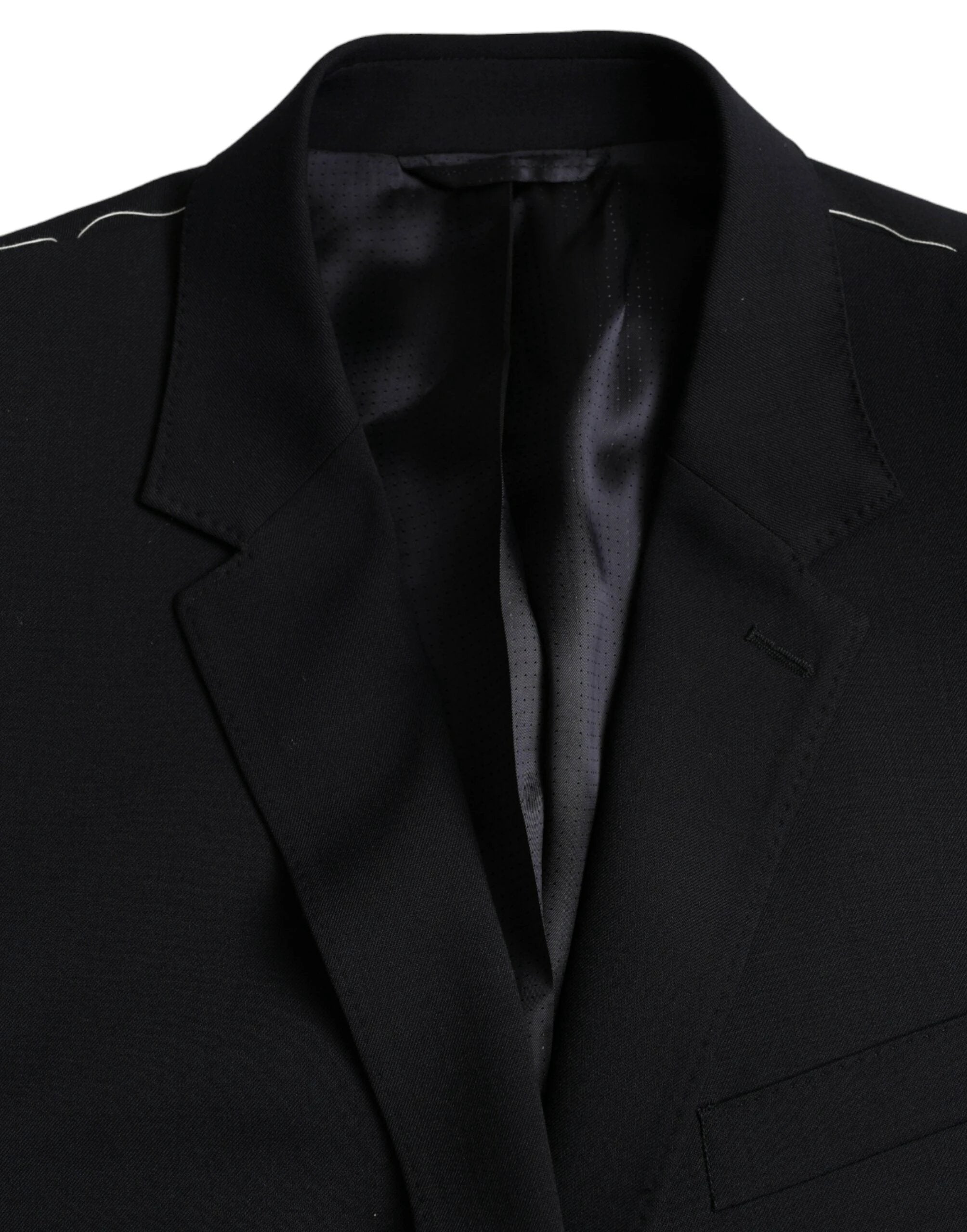 Dolce & Gabbana Black MARTINI Single Breasted Coat Blazer by Dolce & Gabbana