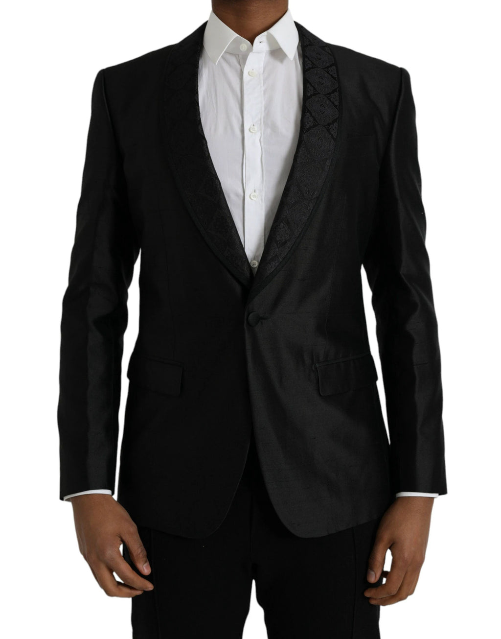 Dolce & Gabbana Black MARTINI Single Breasted Coat Blazer by Dolce & Gabbana