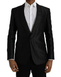 Dolce & Gabbana Black MARTINI Single Breasted Coat Blazer by Dolce & Gabbana