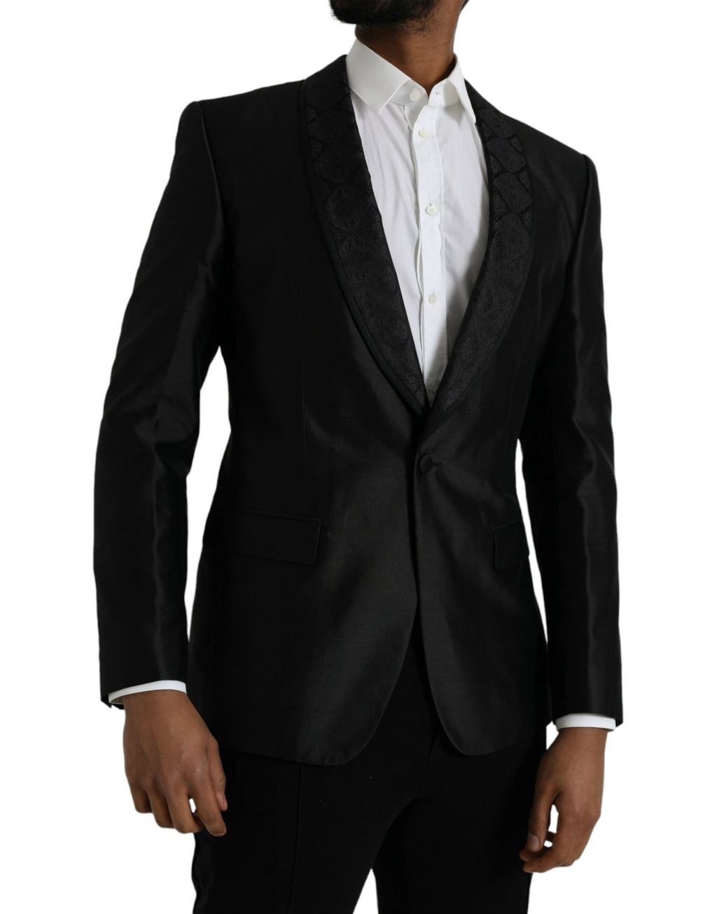 Dolce & Gabbana Black MARTINI Single Breasted Coat Blazer by Dolce & Gabbana