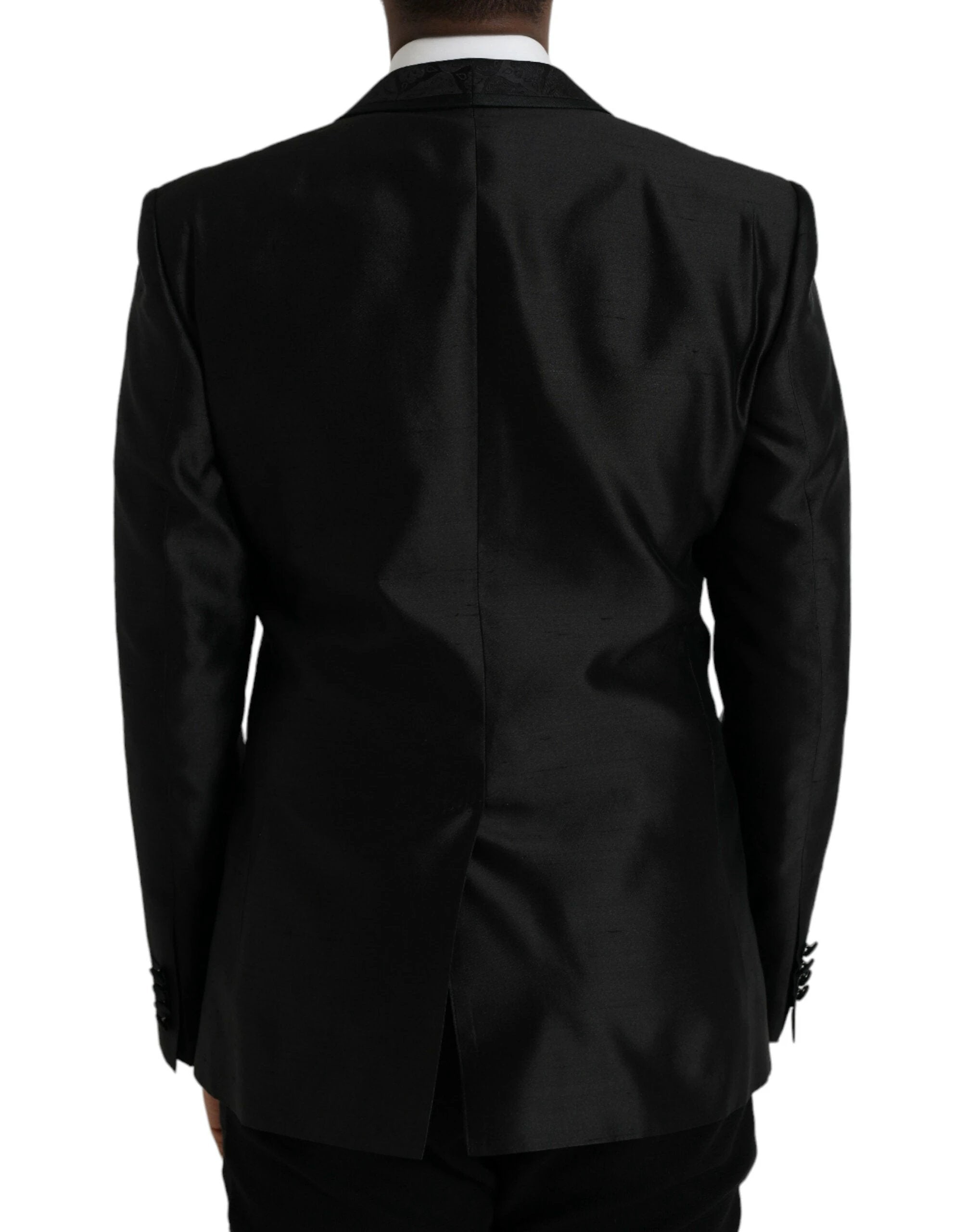 Dolce & Gabbana Black MARTINI Single Breasted Coat Blazer by Dolce & Gabbana