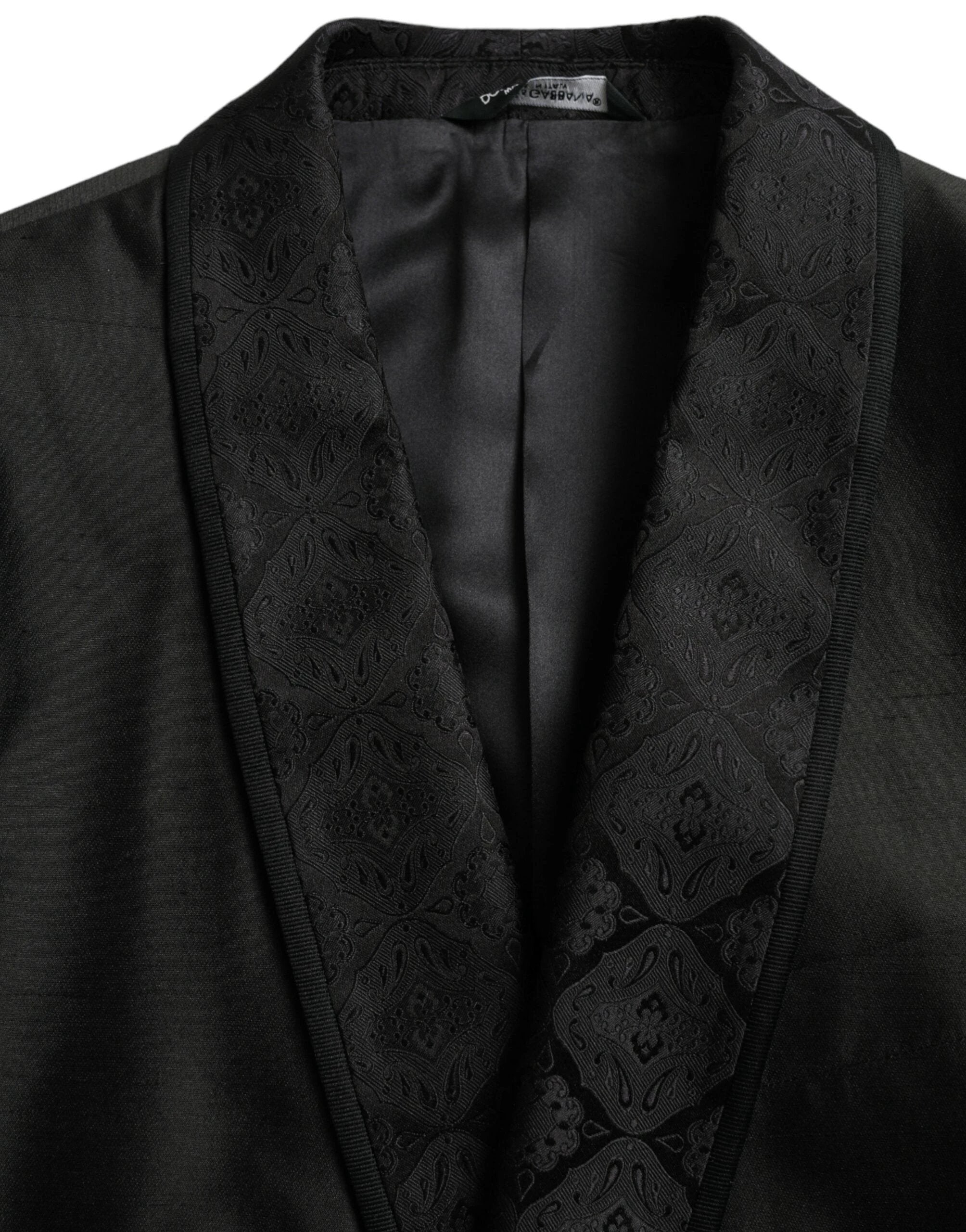 Dolce & Gabbana Black MARTINI Single Breasted Coat Blazer by Dolce & Gabbana