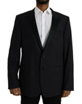 Dolce & Gabbana Blue MARTINI Single Breasted Coat Blazer by Dolce & Gabbana