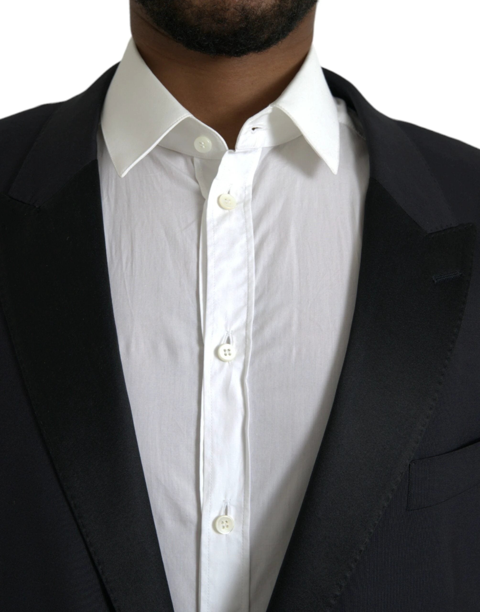 Dolce & Gabbana Blue MARTINI Single Breasted Coat Blazer by Dolce & Gabbana