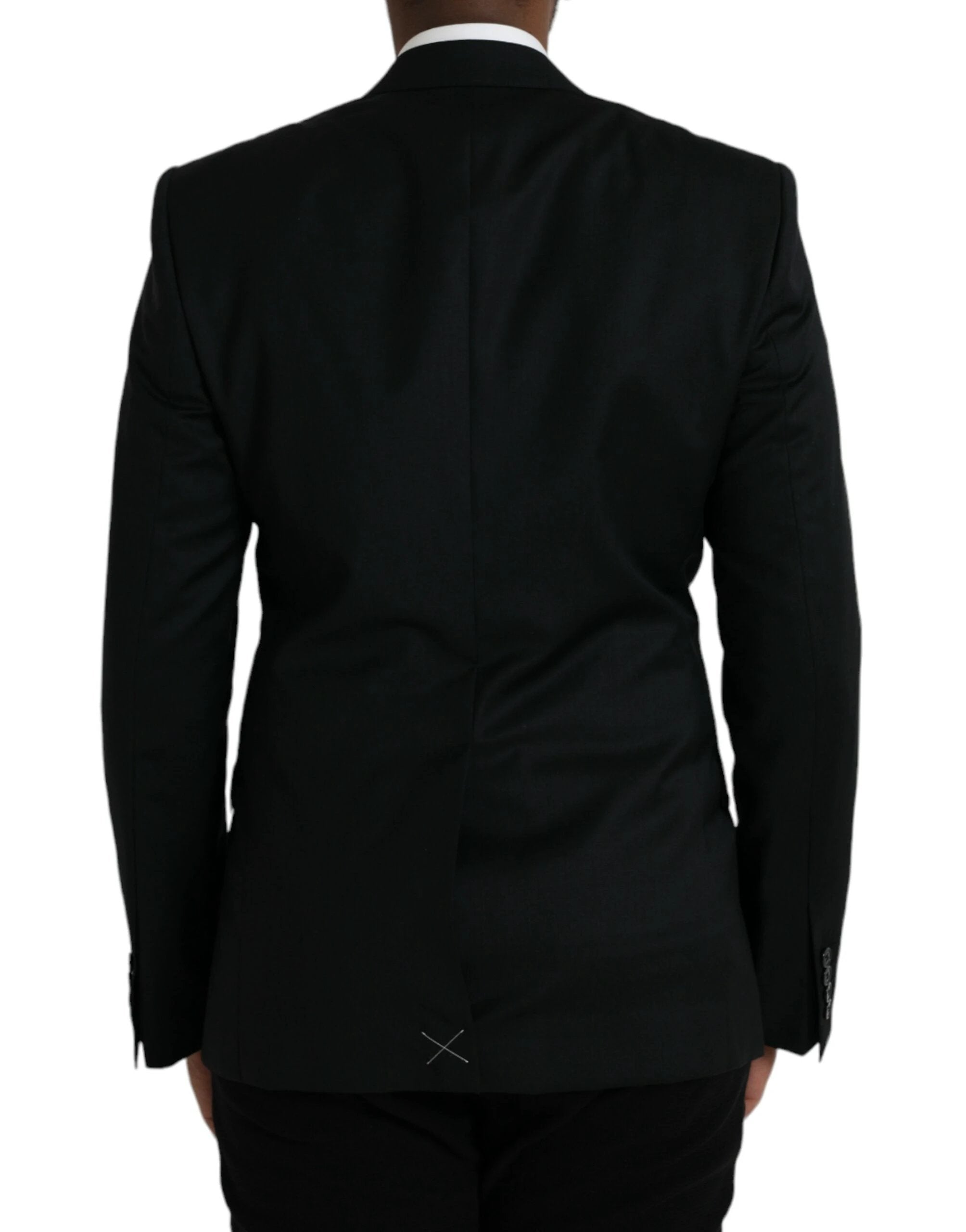 Dolce & Gabbana Black Wool MARTINI Single Breasted Blazer by Dolce & Gabbana