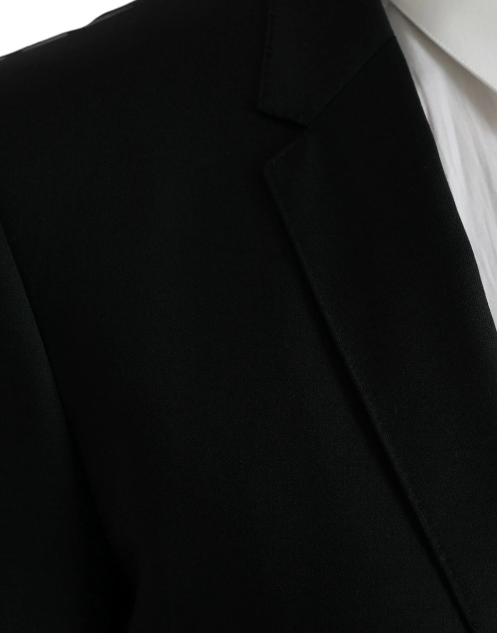 Dolce & Gabbana Black Wool MARTINI Single Breasted Blazer by Dolce & Gabbana