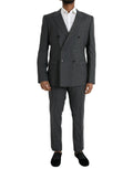 Dolce & Gabbana Gray Plaid Wool MARTINI Formal 2 Piece Suit by Dolce & Gabbana